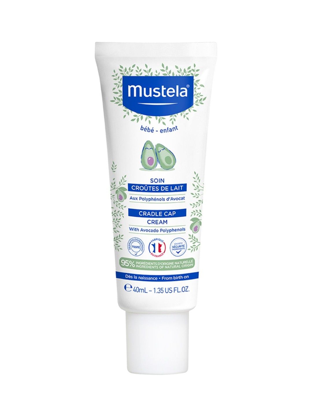 Mustela Cradle Cap Cream (40ml) (No Color- Image 1)