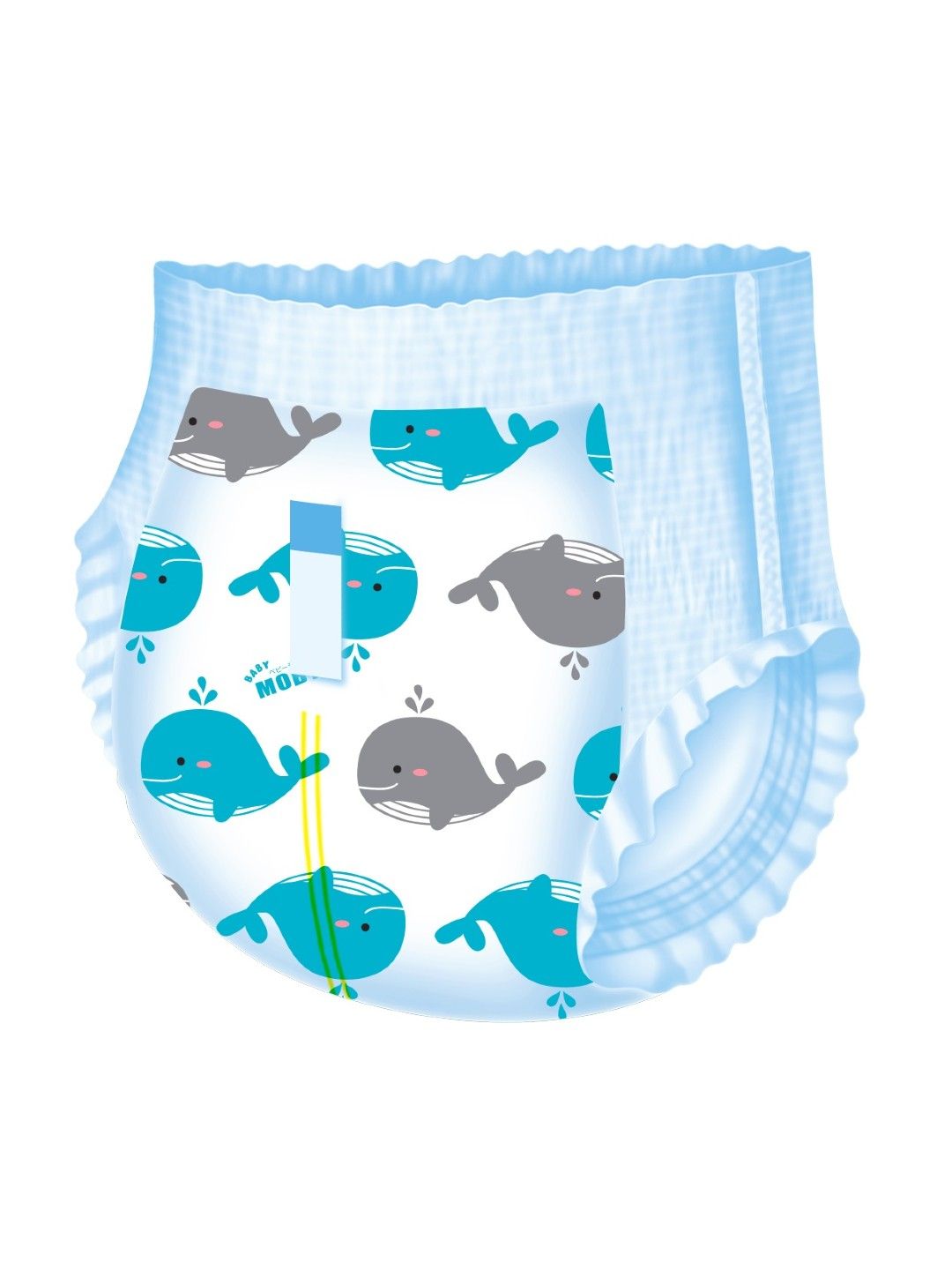 Baby Moby Chlorine Free Diaper Pants Large (38 pcs) (No Color- Image 2)