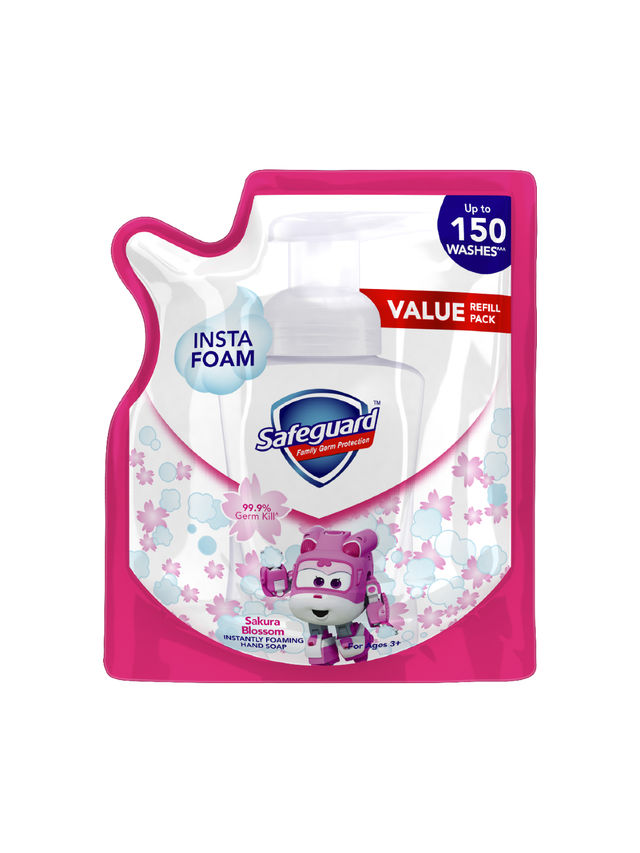 Safeguard Foaming Hand Soap Sakura Blossom Refill (200ml) edamama
