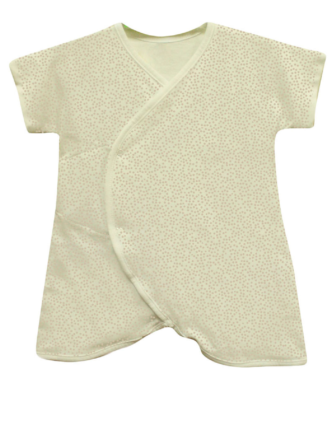 St. Patrick Organic Midcalf Romper (Natural- Image 1)