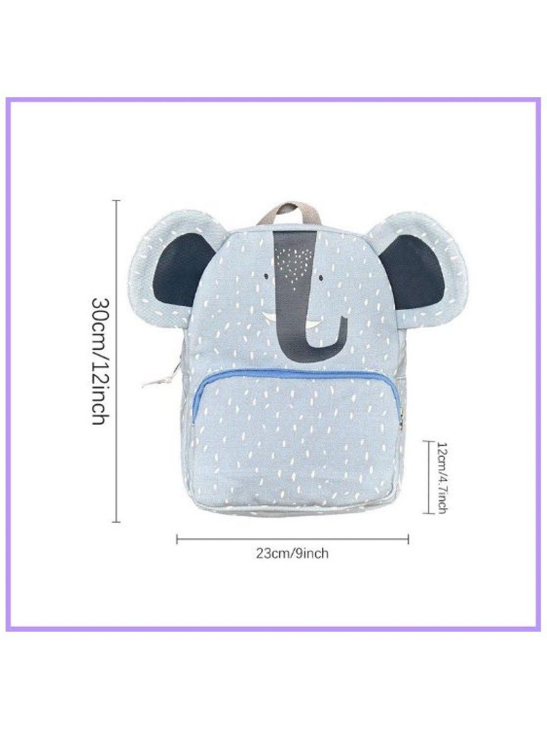 Lily and Tucker Personalized Animal Toddler Backpacks (Elephant- Image 2)