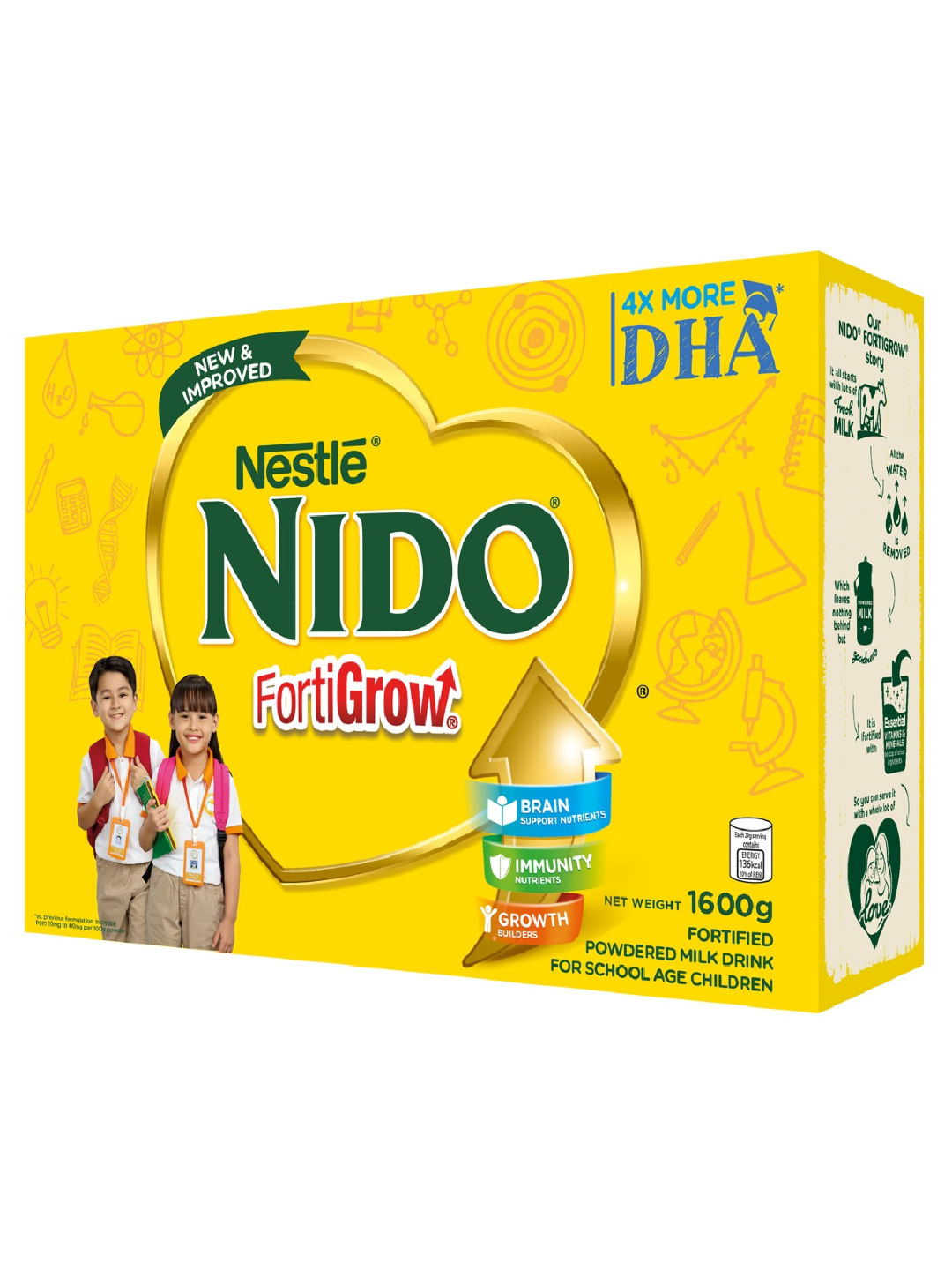 Nido Fortigrow Fortified Powdered Milk Drink (1.6kg)