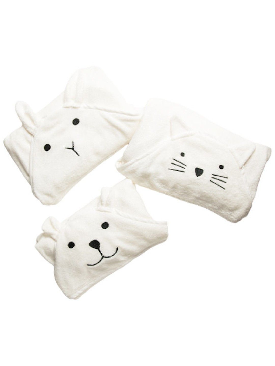 BabyStudioPH Bamboo Hooded Baby Bath Towels (Bear- Image 4)