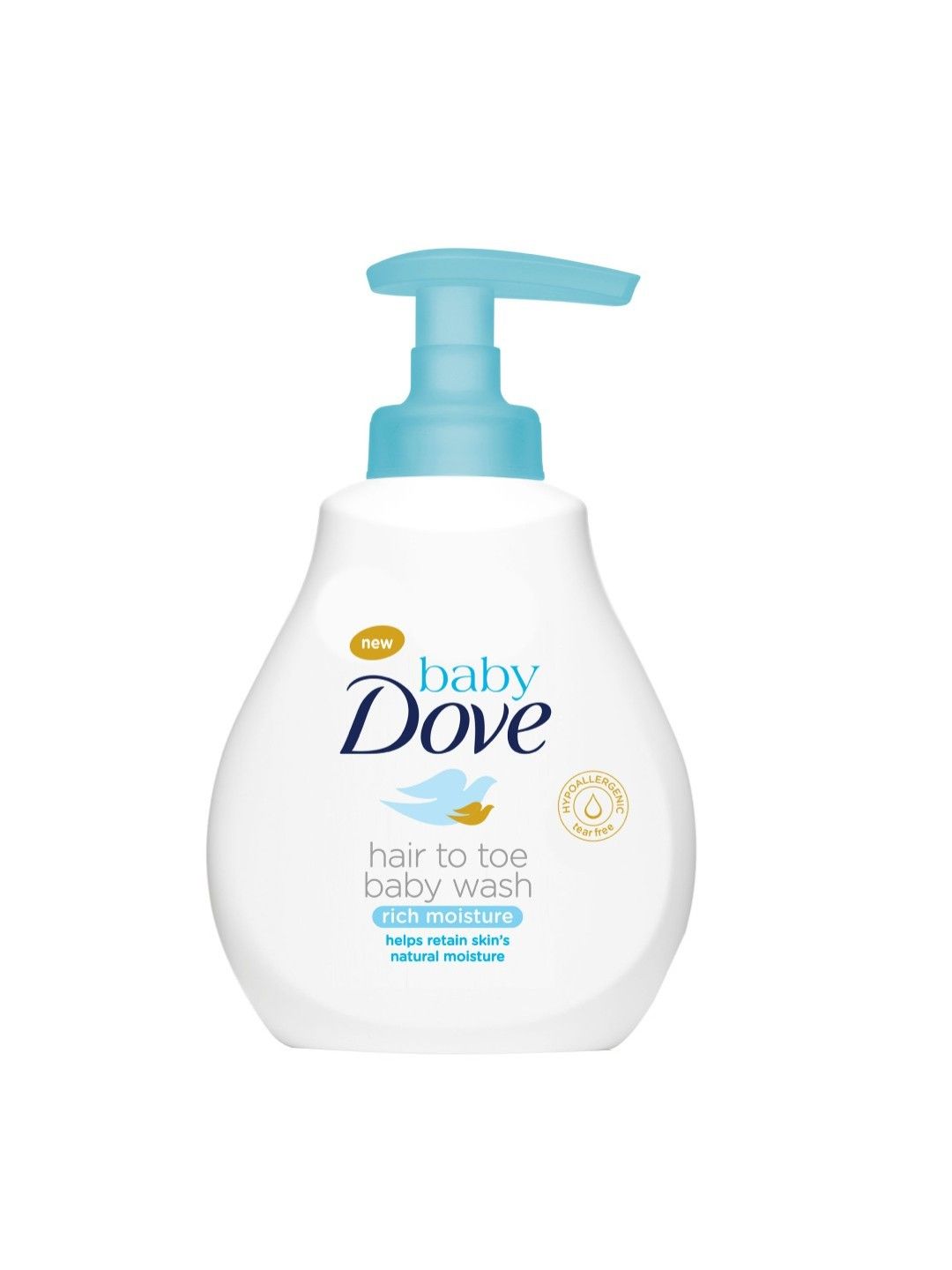 Baby Dove Hair To Toe Wash Rich Moisture (200ml) [Expiry: Jul 2025] (No Color- Image 1)