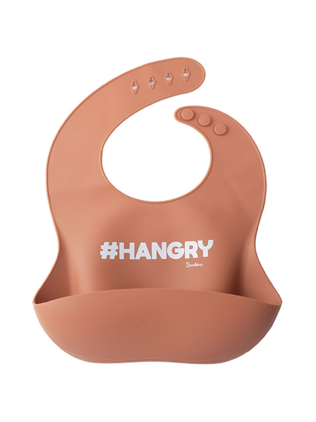 Bambina #HANGRY Beeb Statement Bib (No Color- Image 1)