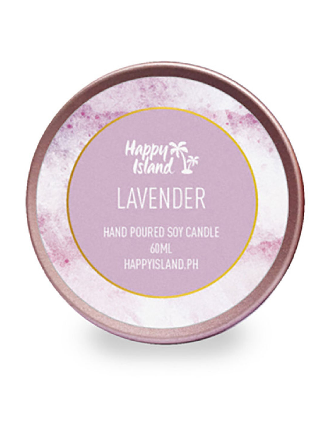 Happy Island Lavender Soy Candle (2oz)