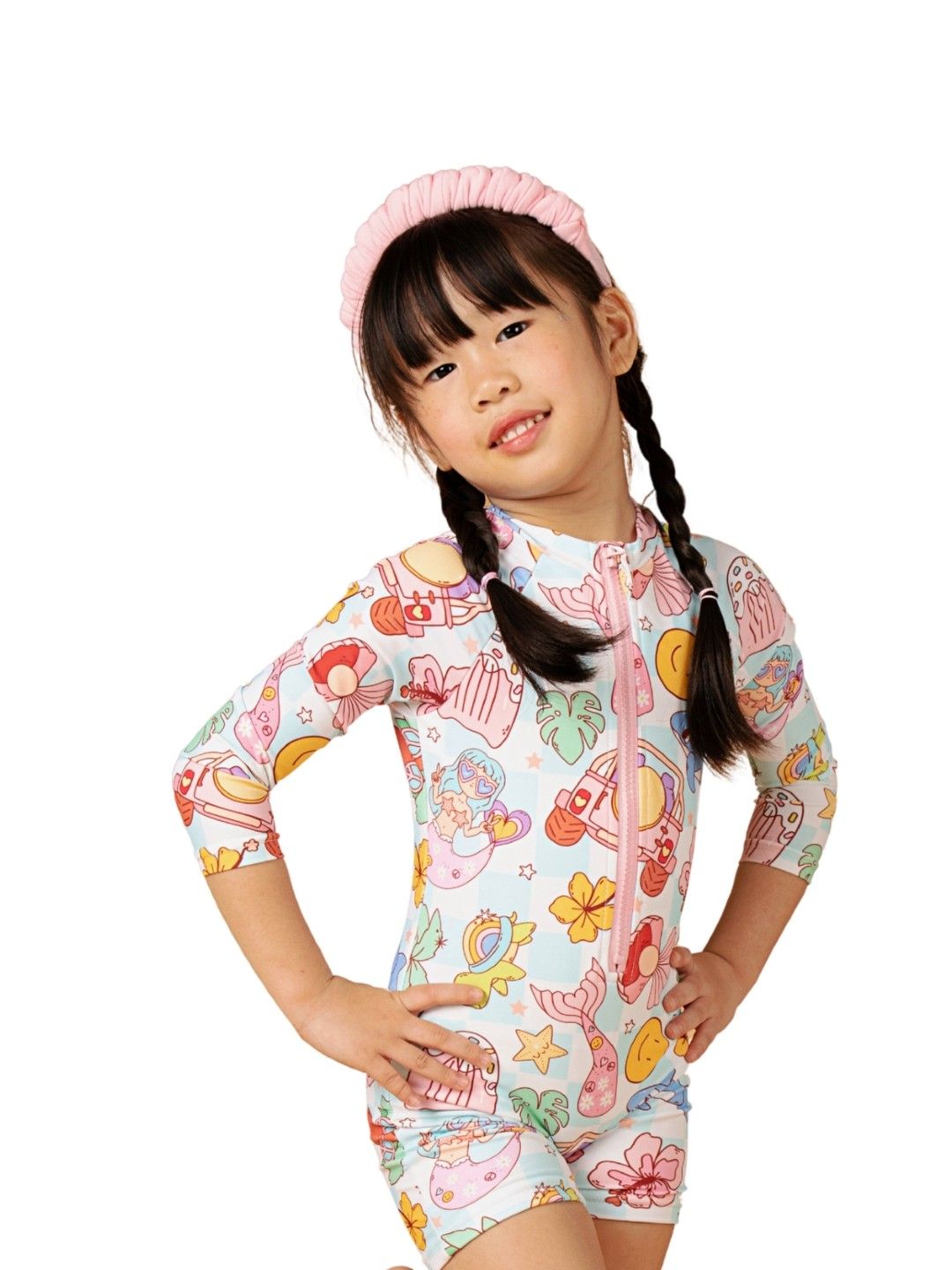 Little Paddler Swimsuit for Kids Little Isla Longsleeves Rashguard (No Color- Image 4)