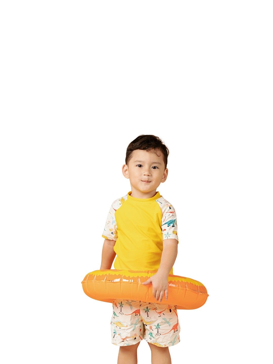 Little Paddler Little Rex Bottom and Top Short Sleeves Reashguard (Dinosaur- Image 3)