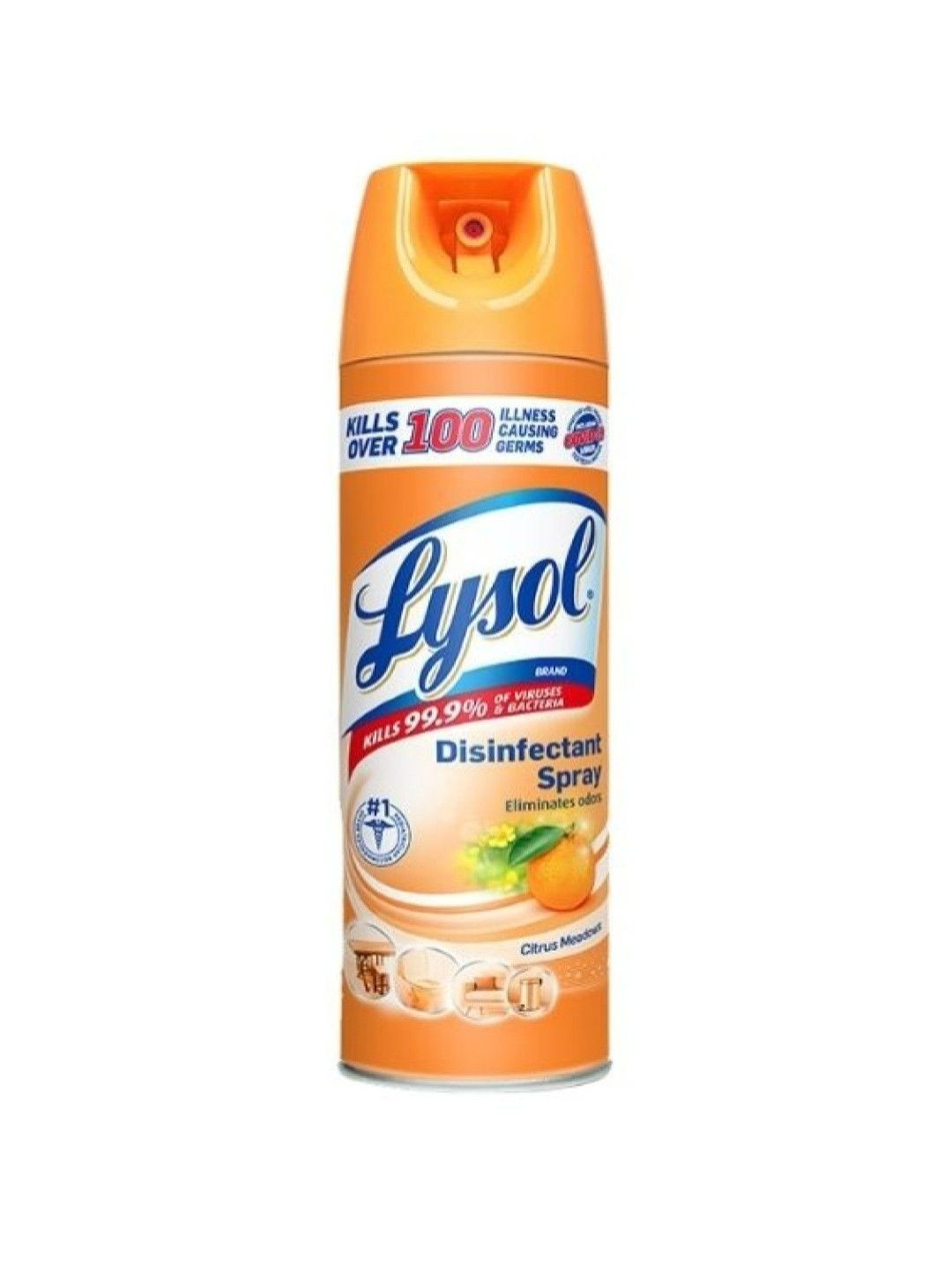 Lysol Disinfectant Spray Citrus Meadows (340g) [Expiry: Mar 2025]