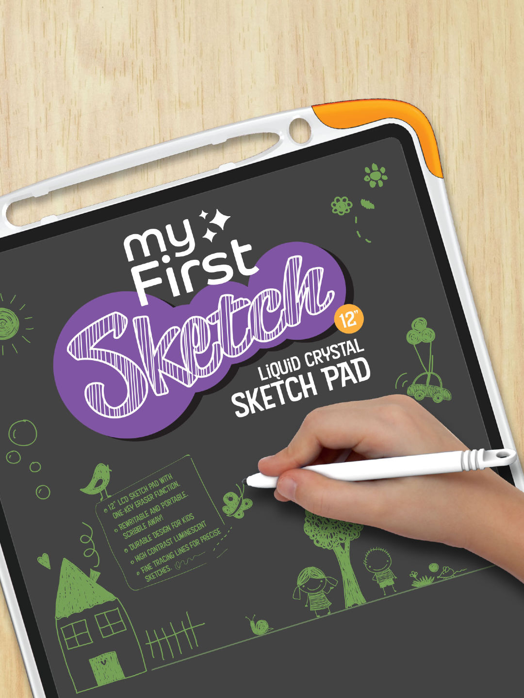 myFirst Sketch Liquid Crystal Sketch Pad (8.5") (Blue- Image 2)