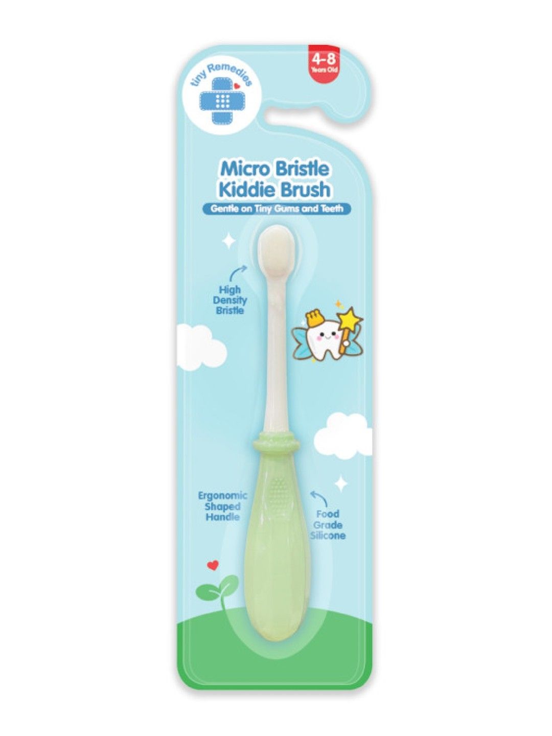 Tiny Buds Micro Bristle Kiddie Brush (Grassy Green- Image 1)