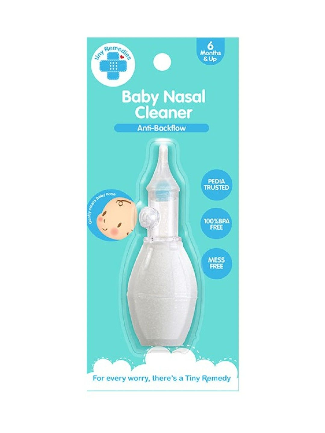 Tiny Buds Baby Nasal Aspirator (White- Image 1)