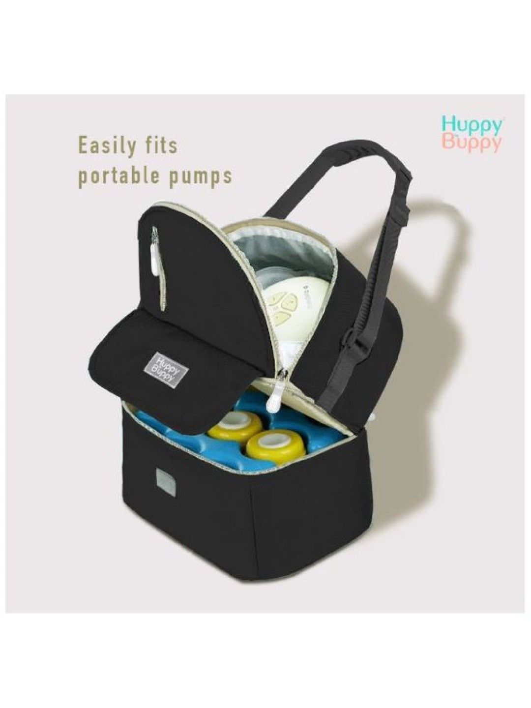 Huppy Buppy Noémi Cooler Bag (Black- Image 4)