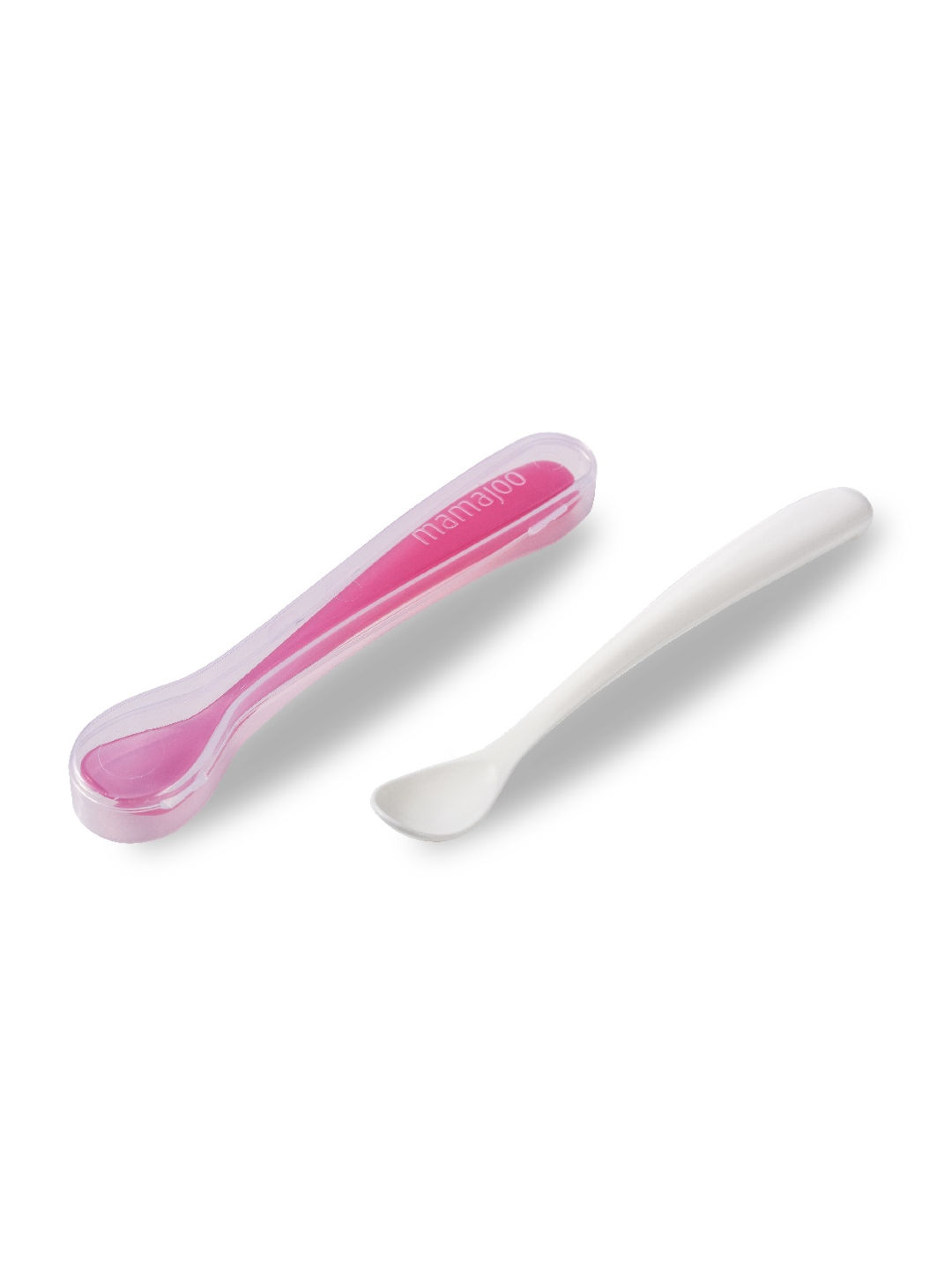 Mamajoo Feeding Spoons (Set of 2) (Pink- Image 1)