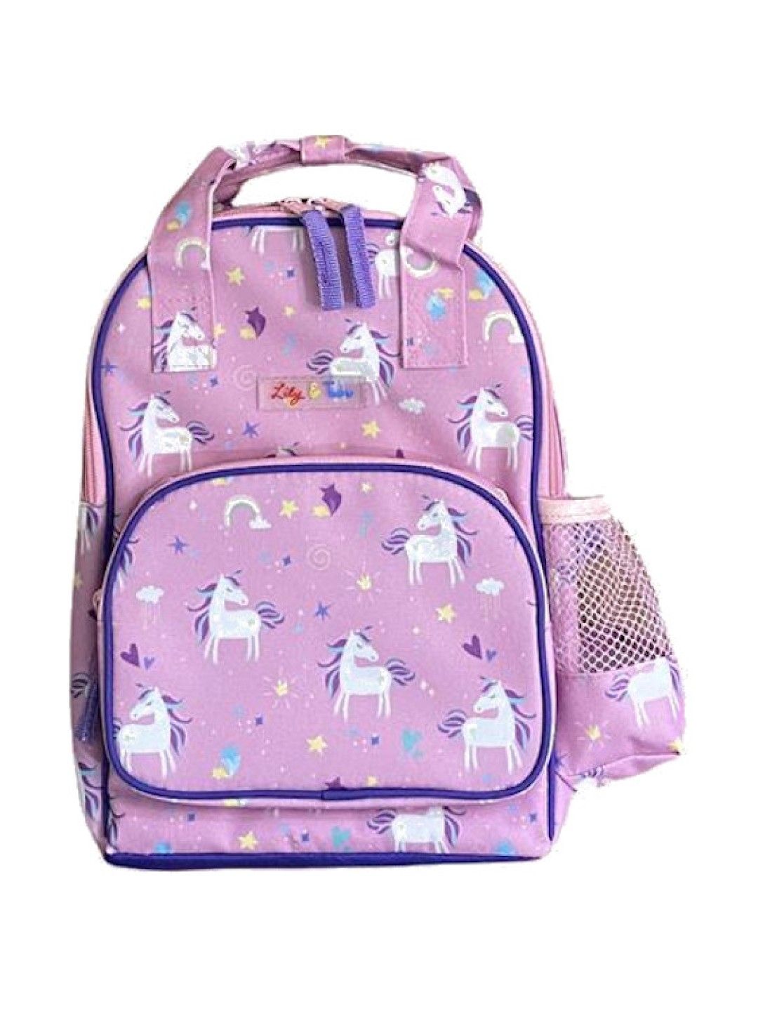 Lily and Tucker Toddler School Backpack (Pink Unicorns- Image 1)