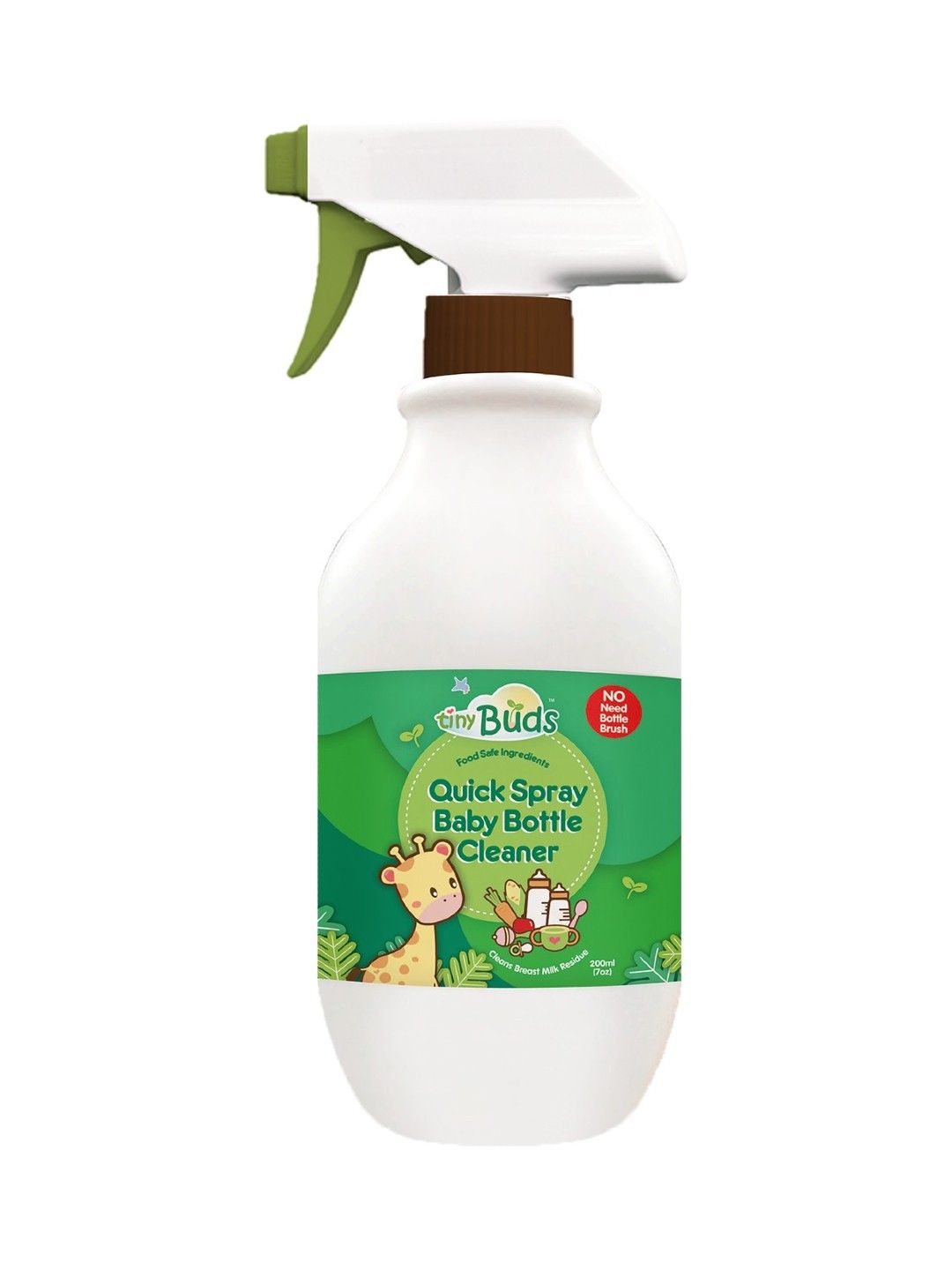 Tiny Buds Quick Spray Baby Bottle Cleaner (200ml)