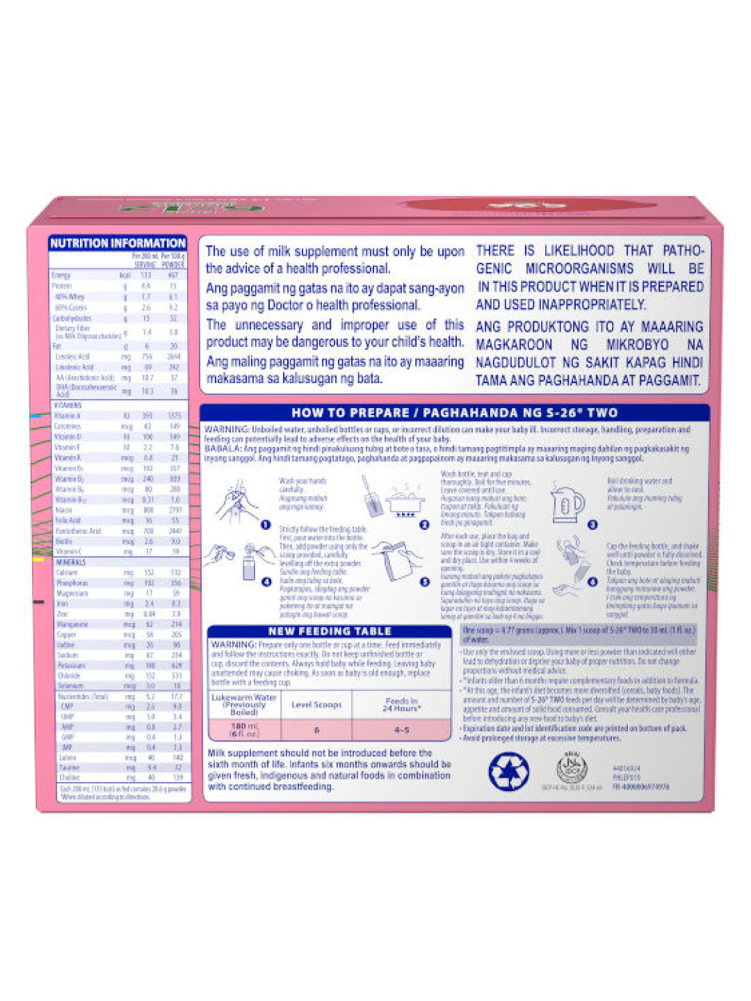 S-26 S-26 Two Milk Supplement for 6-12 Months (1.2kg) (No Color- Image 3)