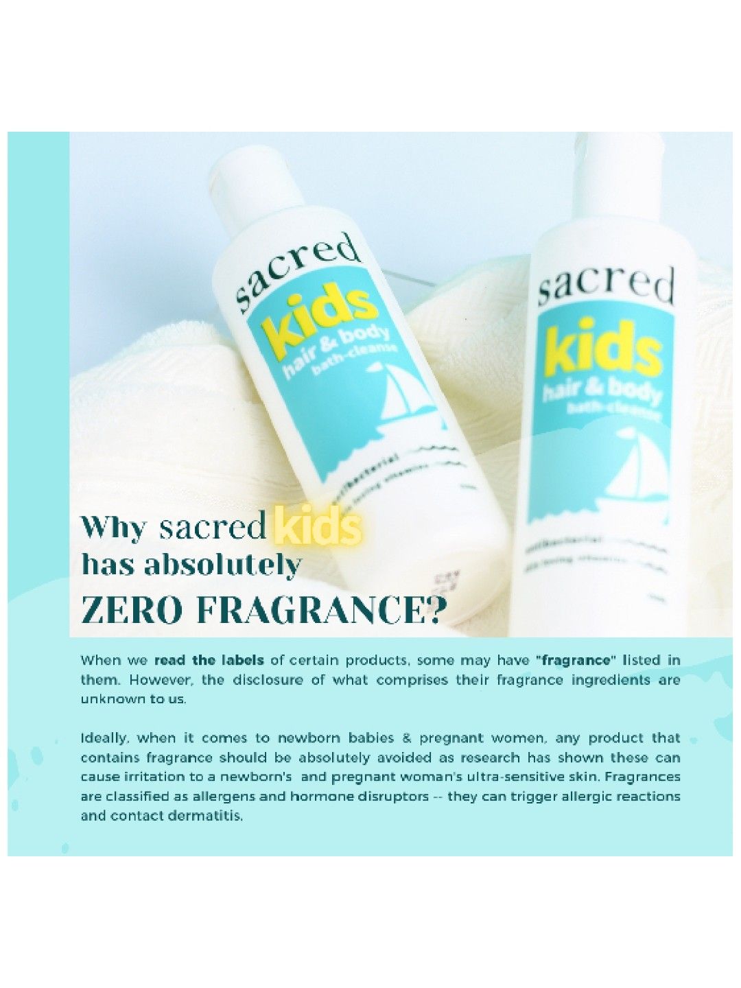 Sacred Kids Hair & Body Bath Cleanse (No Color- Image 2)