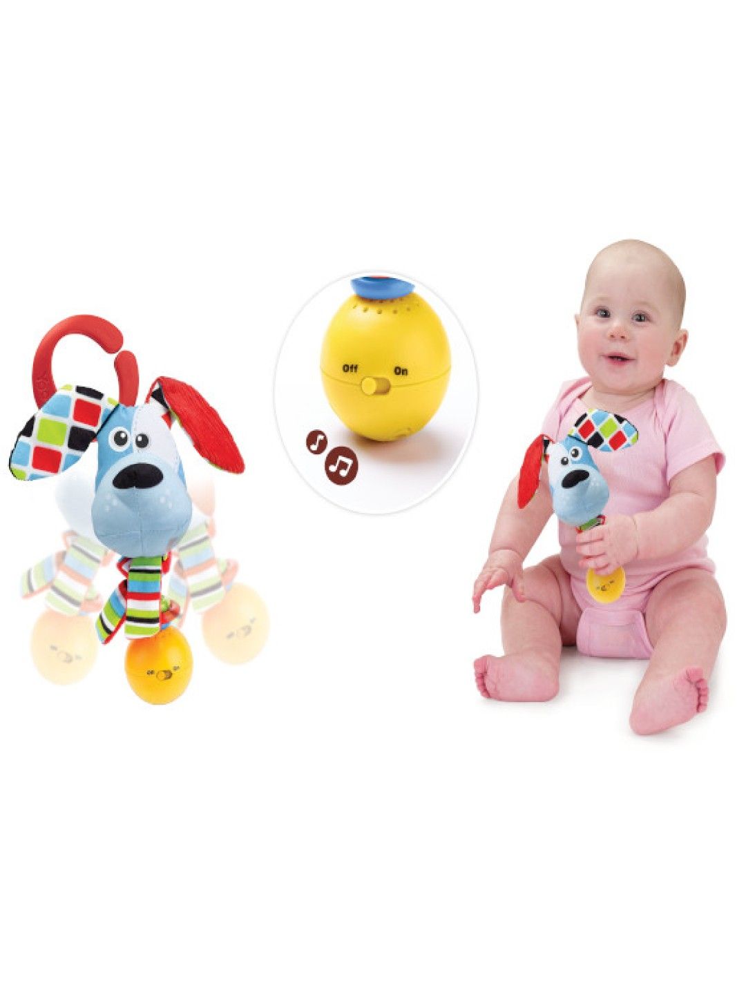 Yookidoo Dog 'Shake me' Rattle (No Color- Image 2)