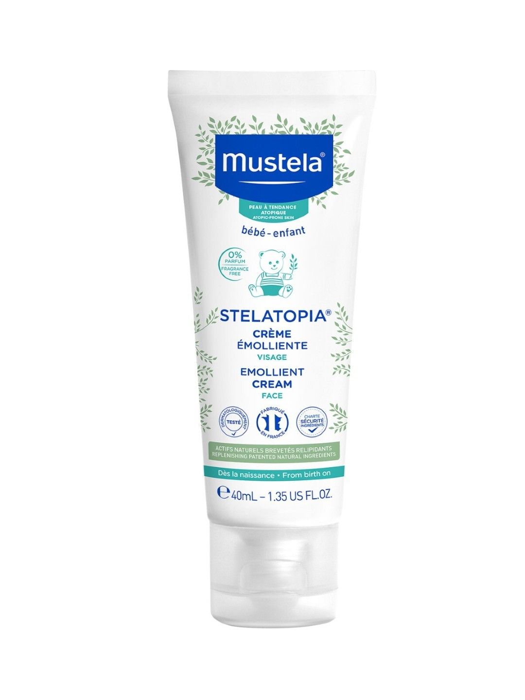 Mustela Stelatopia Emollient Face Cream (40ml)