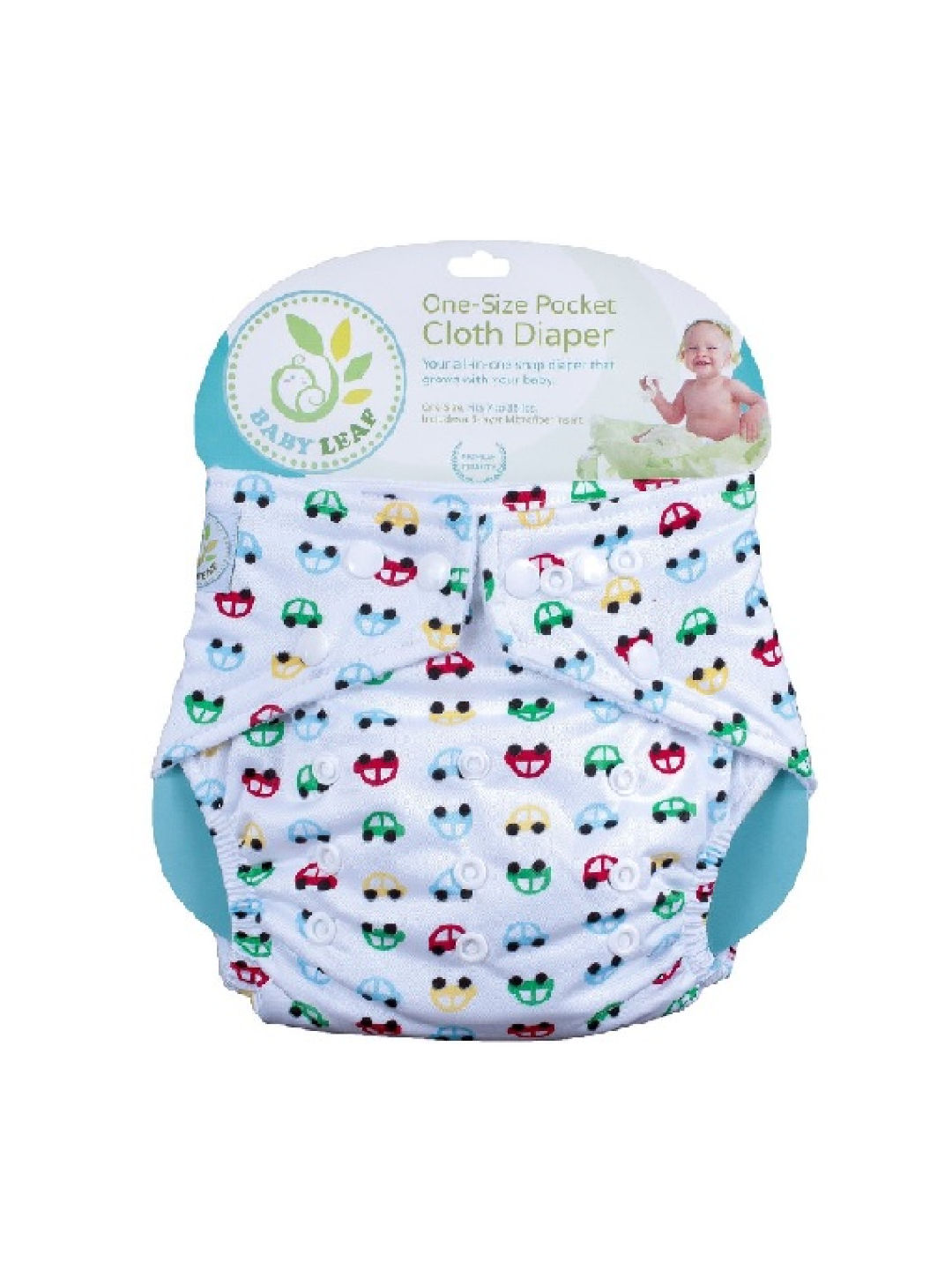 Baby Leaf Vroom Vroom Cloth Diapers