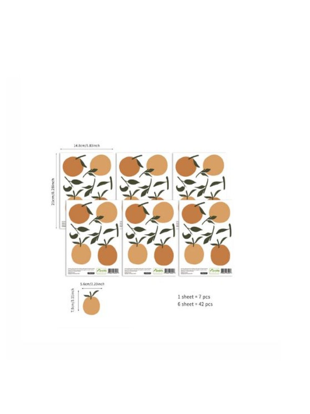 The Nurserie PH Boho Orange Wall Decals Nursery Stickers