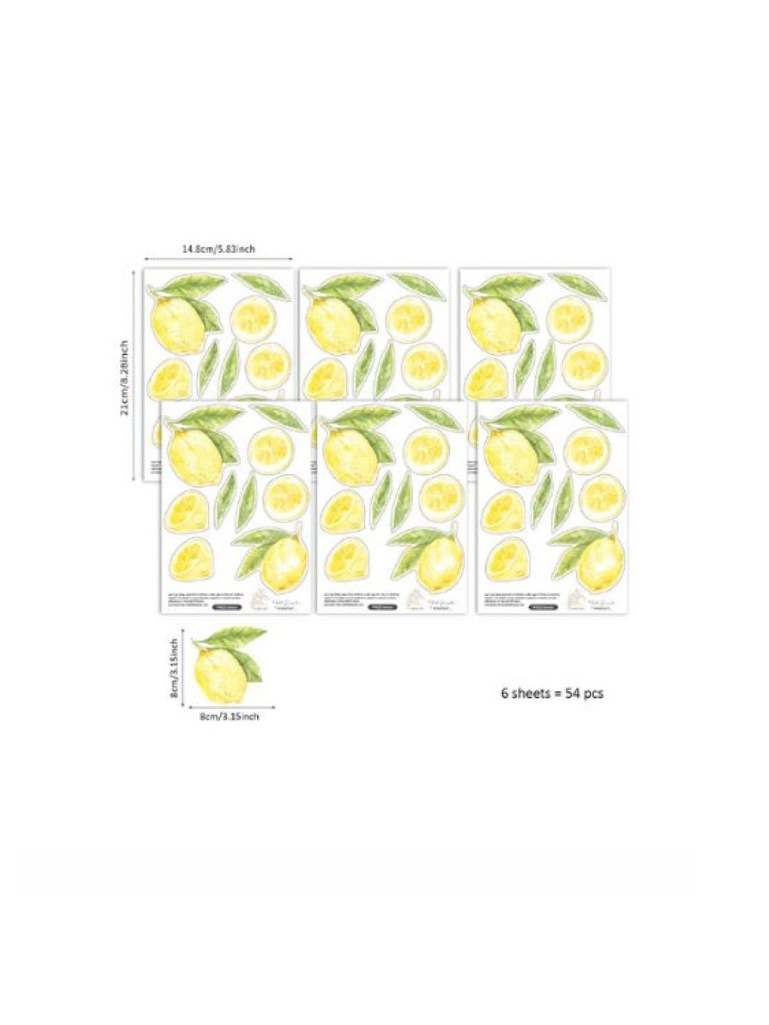 The Nurserie PH Lemon Wall Decals Nursery Stickers (No Color- Image 1)