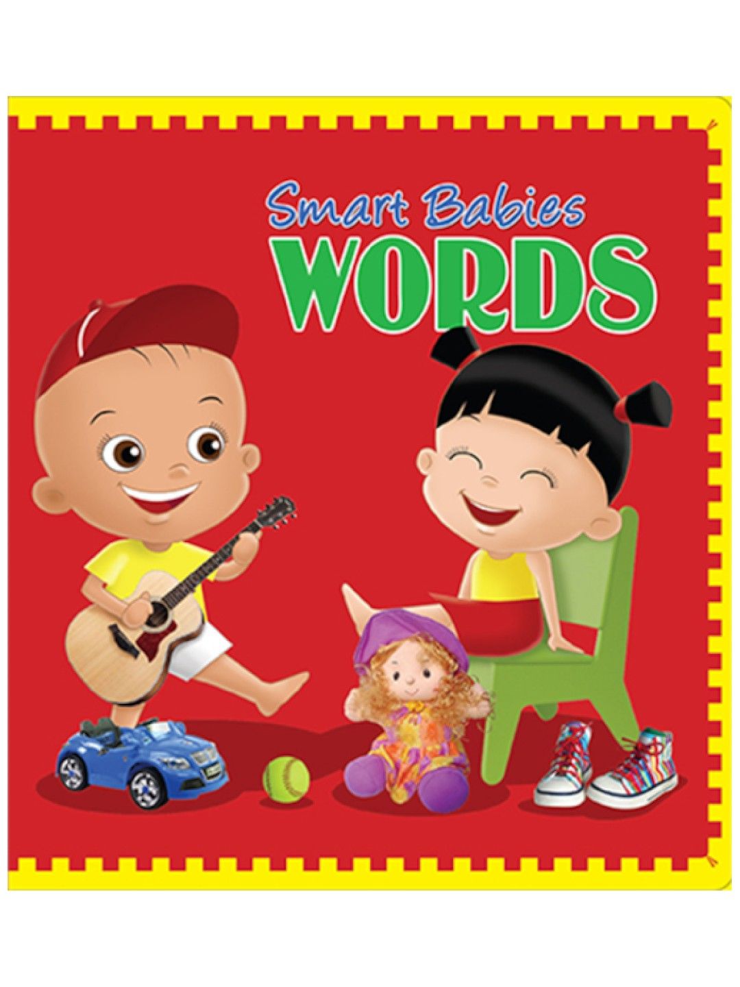 Learning is Fun Smart Babies Board Book - Words