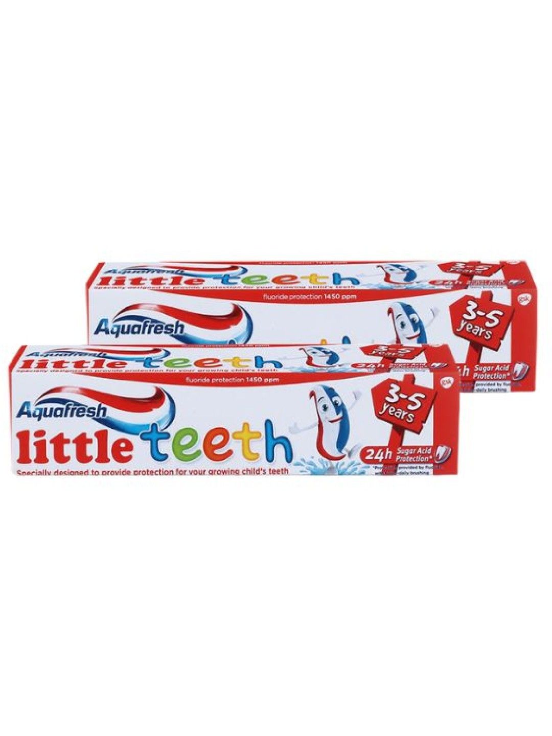 Aquafresh Little Teeth Toothpaste 50ml x 2