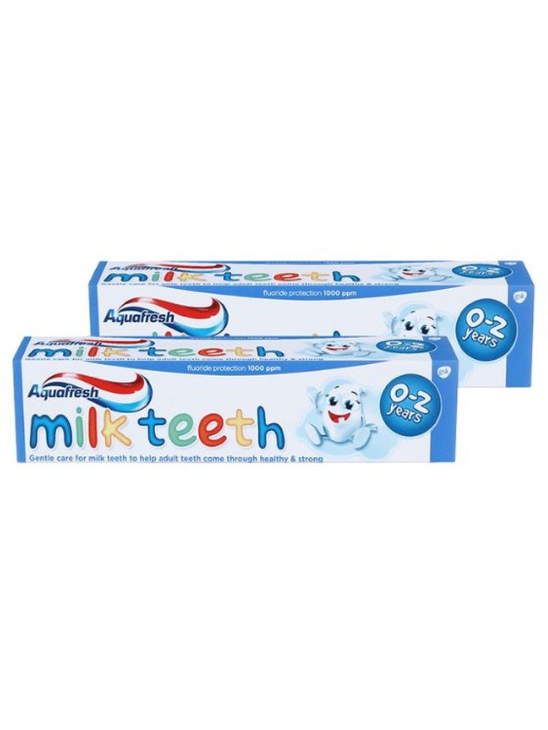 Aquafresh Milk Teeth Toothpaste 50ml x 2 (No Color- Image 1)