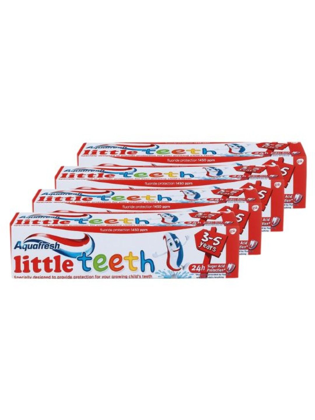 Aquafresh Little Teeth Toothpaste 50ml x 4