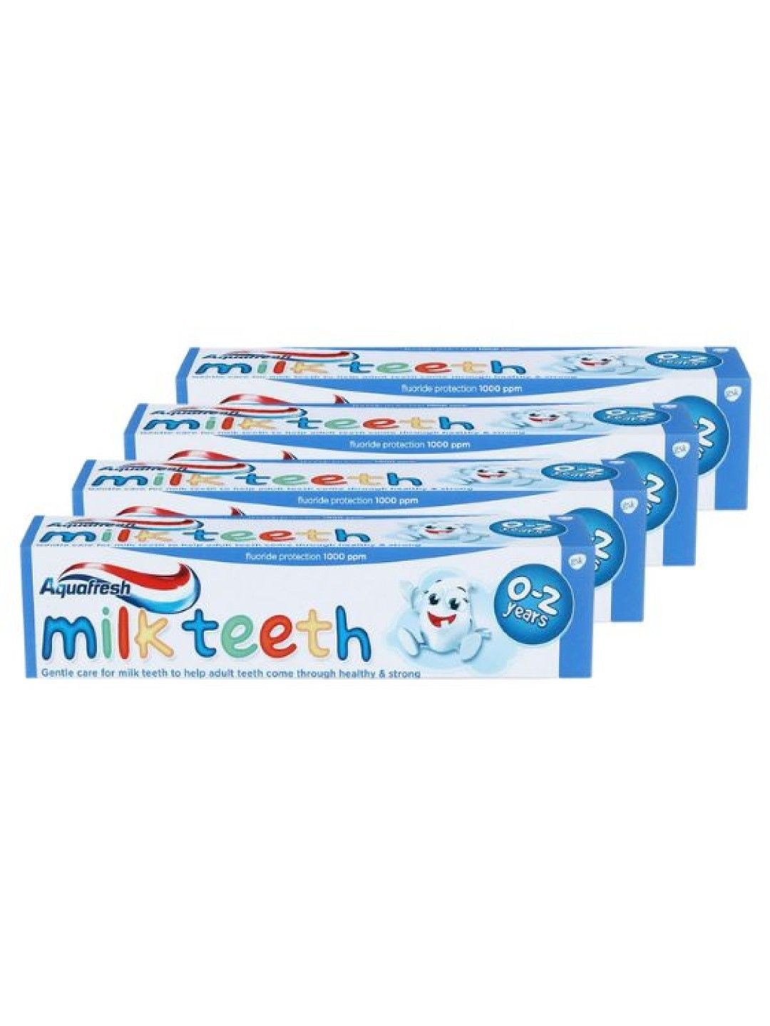 Aquafresh Milk Teeth Toothpaste 50ml x 4 (No Color- Image 1)