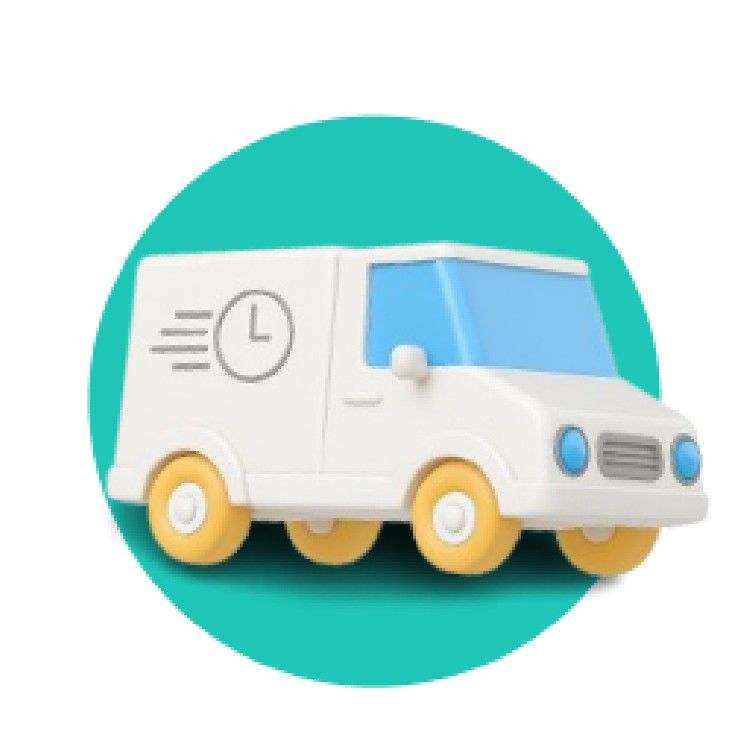 Icon for 100% Free Shipping