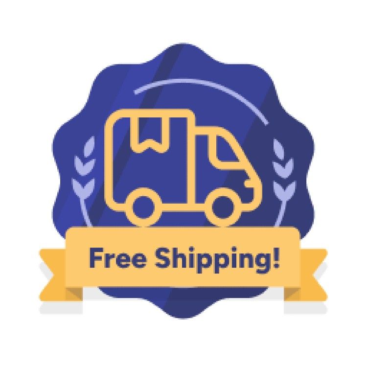 Icon for 100% Free Shipping!