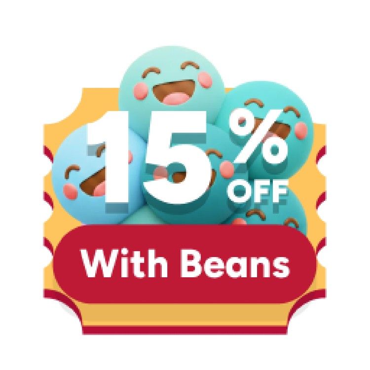 Icon for 15% off with Beans