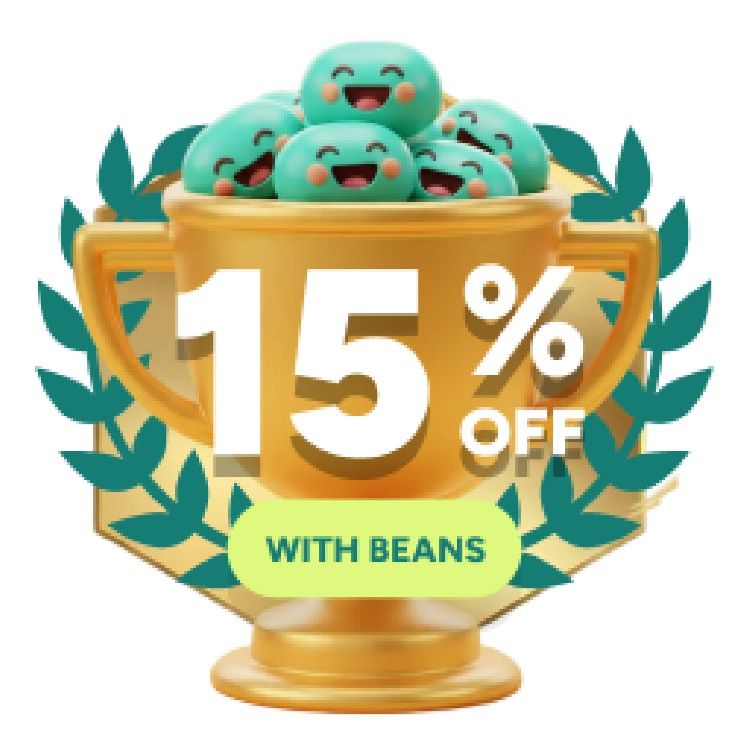 Icon for 15% off with Beans