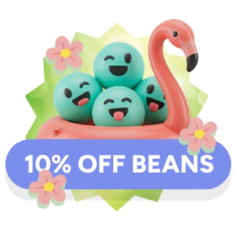Icon for 10% off with Beans