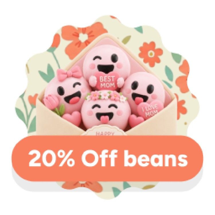 Icon for 20% OFF with Beans