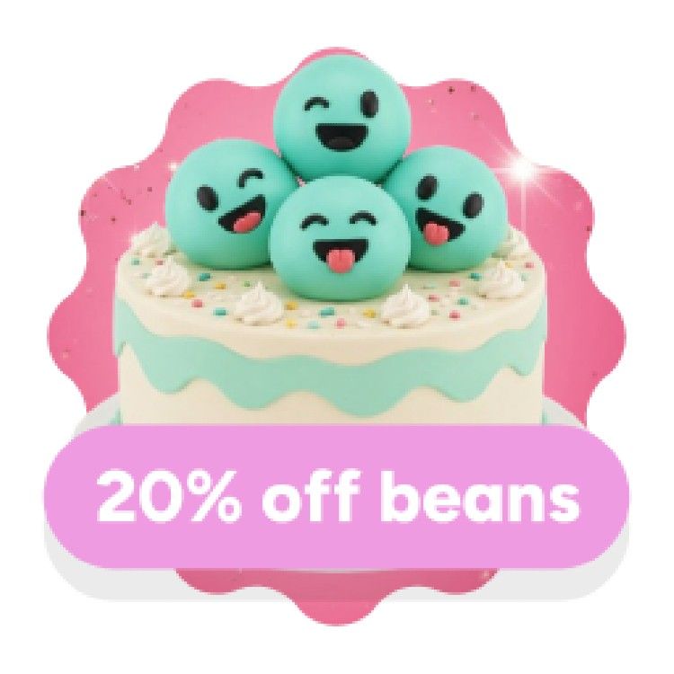 Icon for 20% OFF with Beans