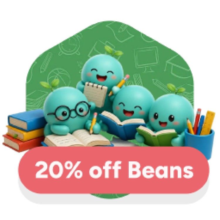 Icon for 20% OFF with Beans