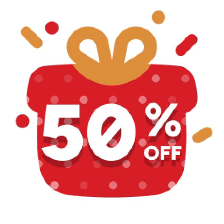 Icon for Save up to 50%