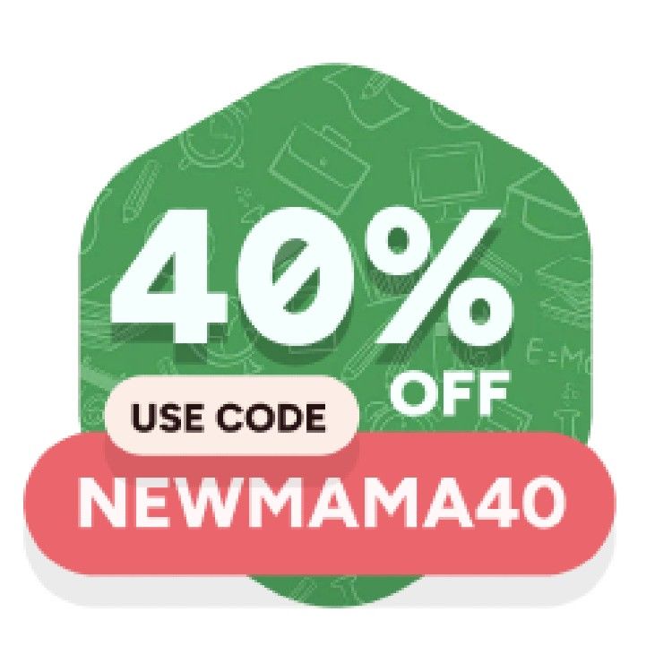 Icon for Use code: NEWMAMA40