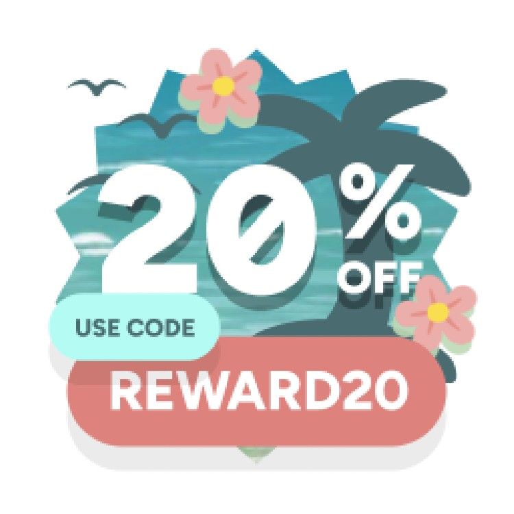 Icon for Use code: REWARD20