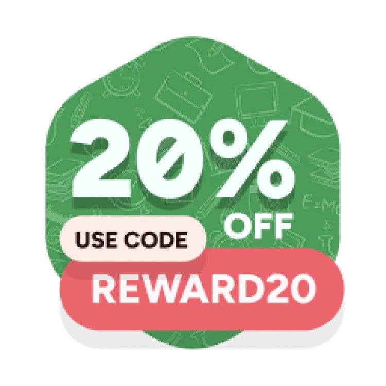 Icon for Use code: REWARD20