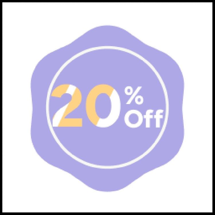 Icon for Use code: SAVE20