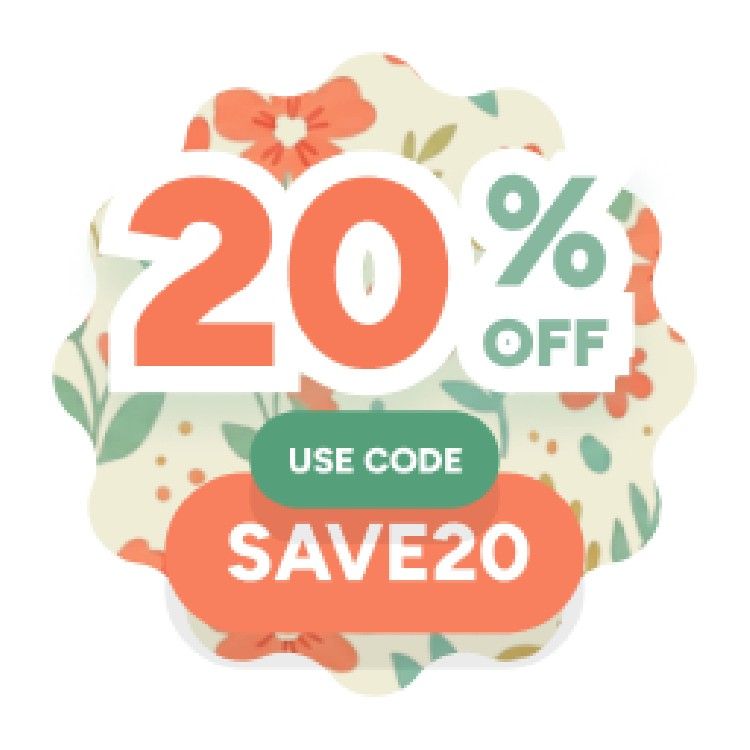 Icon for Use code: SAVE20