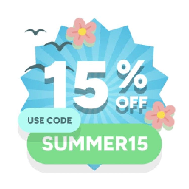 Icon for Use Code: SUMMER15