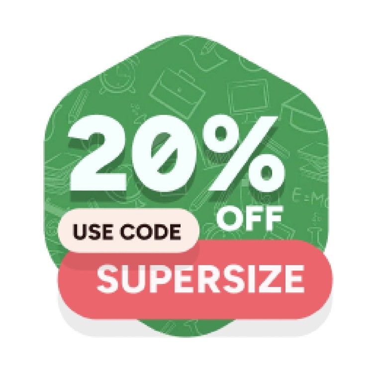 Icon for Use code: SUPERSIZE
